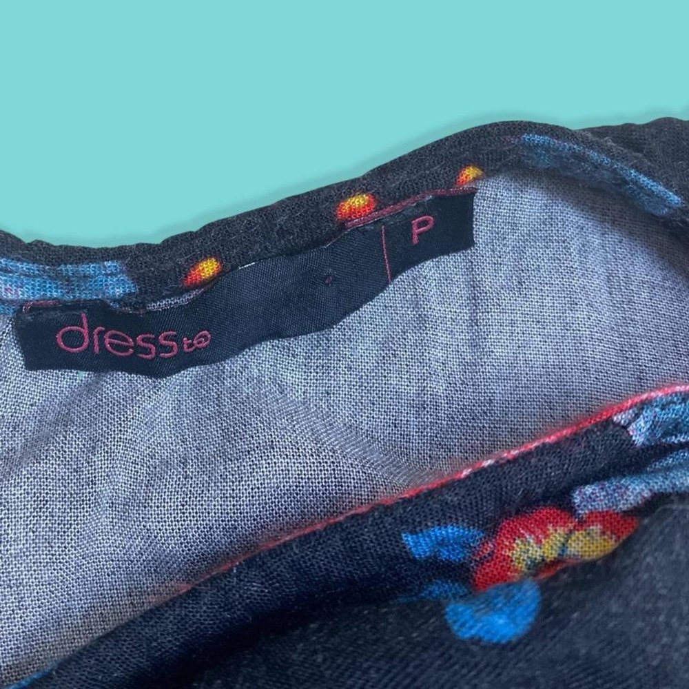 Unique Floral Romper - Picture 3 of 5